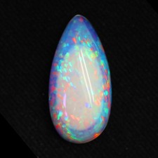 Usado, 13,53 ct brilhos arco-íris em padrão de palha 3D semi preto opala welo melhor gema comprar usado  Enviando para Brazil