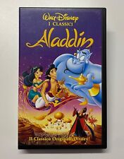 Vhs aladdin videocassetta usato  Due Carrare