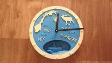 Wanduhr druck norwegen gebraucht kaufen  Oranienburg