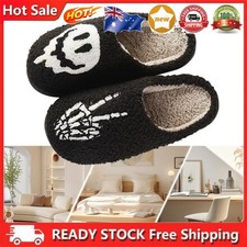 Chinelos de dedo de caveira peluda de Halloween chinelos de dedo esqueleto para outono inverno comprar usado  Enviando para Brazil