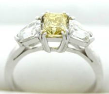 Platinum canary diamond for sale  USA