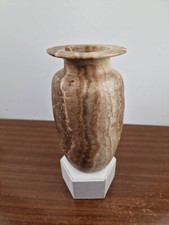 Egyptian alabaster vase for sale  MANCHESTER