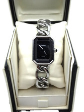 Genuíno Vintage 1987 CHANEL Premiere Relógio de Corrente de Aço Inoxidável, VC 85888. comprar usado Genuíno Vintage 1987 CHANEL Premiere Relógio de Corrente de Aço Inoxidável, VC 85888. comprar usado  Enviando para Brazil