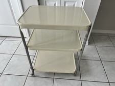 Carro de cocina vintage Cosco MCM metal 3 niveles metal rodante 22 x 16 x 30 segunda mano  Embacar hacia Mexico