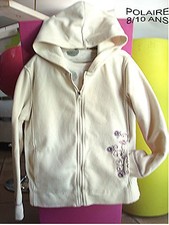 Veste polaire blanche d'occasion  Villeneuve-Loubet