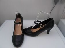 Clarks womens black for sale  BRIGHTON