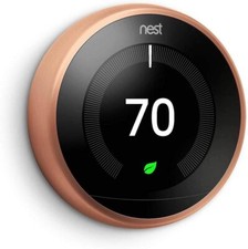 Termostato Google Nest Learning (3ª Geração) Cobre Programável Novo Caixa Aberta comprar usado  Enviando para Brazil