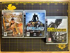 Lote 3 Operation Flashpoint Rise Of Argonauts & Overlord II 2 PS3 PAL Completo comprar usado  Enviando para Brazil