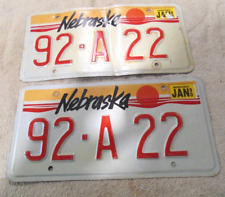 Nebraska license plate for sale  Dorchester