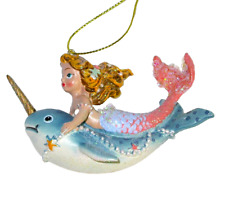 Mermaid riding narwhal for sale  Provincetown