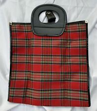 Red tartan plaid for sale  RAYLEIGH