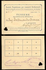 Societa napoletana concerti usato  Fontegreca