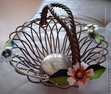 Panier métallique tressé d'occasion  Calais