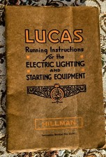 Lucas running instructions for sale  READING