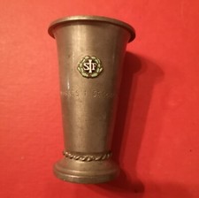 Timbale étain 1949 d'occasion  Bourgoin-Jallieu