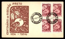 Mayfairstamps Brasil FDC 1957 Ribeirao Preto Centenário Primeiro Dia Capa aat_84935, usado comprar usado  Enviando para Brazil