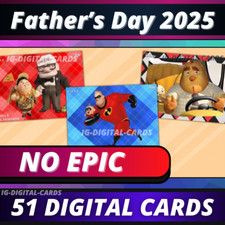 Topps Disney Collect Dia dos Pais 2025 SEM ÉPICO [51 CARTÕES DIGITAIS] comprar usado  Enviando para Brazil