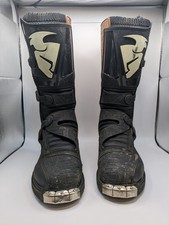 Usado, Botas Thor Blitz pretas/brancas para motocross masculinas tamanho grande 10  comprar usado  Enviando para Brazil