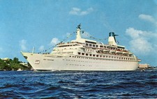 Flagship Cruises' SEA VENTURE de 1971 (mais tarde Pacific Princess) - Cartão # 2 comprar usado  Enviando para Brazil
