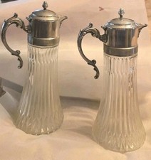 Pair antique crystal for sale  Park Ridge