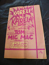 Partição Kareli Karela Samba Legrand Tom Mic Mac Ted Mexner Mambo 1955 luzes comprar usado  Enviando para Brazil
