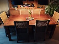 Massivholztisch akazie stühle gebraucht kaufen  Göttingen