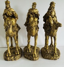 Resin gold wisemen for sale  Lynden