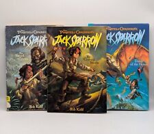 Jack Sparrow Pirates of the Caribbean Kids Books Lot Of 3 Paperback Adventure, usado comprar usado  Enviando para Brazil