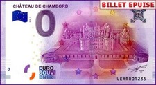 Chateau chambord billet d'occasion  Fosses