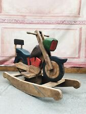 Rocking wooden motorbike for sale  MANCHESTER