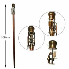 Usado, Bengala de bengala colecionável steampunk latão com modelo funcionando motor a vapor comprar usado  Enviando para Brazil