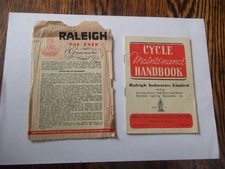 Raleigh 1952 cycle for sale  MANCHESTER
