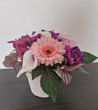 Seidenblumengesteck rosen call gebraucht kaufen  Lachendorf