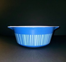 Usado, Tigela Pyrex código de barras 2 1/2 QT 475-B azul sem tampa excelente estado comprar usado  Enviando para Brazil