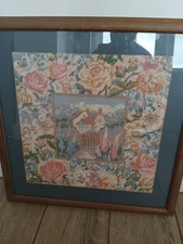 Vintage framed tapestry. for sale  GRANTHAM