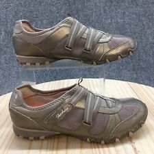 Usado, Tênis Skechers Feminino 9 Bikers Rock Steady Esportivo Baixo Couro Taupe comprar usado  Enviando para Brazil