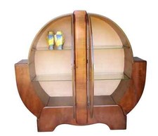 art deco display cabinet for sale  GLASTONBURY