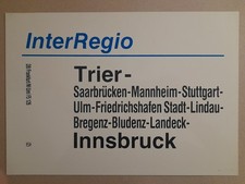 Zuglaufschild trier friedrichs gebraucht kaufen  Eisenheim
