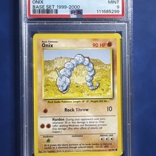 CONJUNTO BÁSICO POKEMON 🚨Reino Unido Ed. 4ª impressão🚨 1999-2000 #56 ONIX PSA 9 comprar usado  Enviando para Brazil