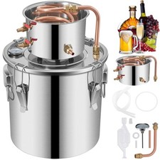 Używany, 12L Alkohol Destylator Destylator Dom Wino Spalanie wódki na sprzedaż  Wysyłka do Poland
