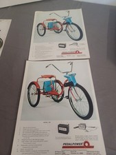 Pedalpower Electroped Modelo 100 Bicicleta Scooter Elétrica Vintage 2-1970 Folhas de Especificações Publicitárias, usado comprar usado  Enviando para Brazil