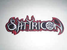 SATYRICON BLACK METAL FERRO EM PATCH BORDADO comprar usado  Enviando para Brazil