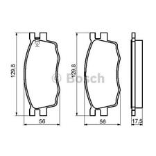 Bosch bremsbeläge bremsbelags gebraucht kaufen  Grimma