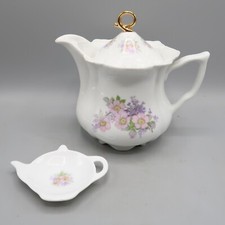 Ceramic white floral for sale  Plantsville