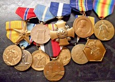 Medalhas militares americanas dos Estados Unidos Primeira Guerra Mundial, Segunda Guerra Mundial, Coréia, Vietnã Ver menu comprar usado  Enviando para Brazil