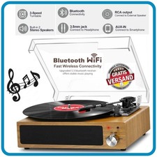 Plattenspieler bluetooth schal gebraucht kaufen  Hamburg