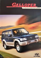 Hyundai galloper brochure for sale  BIGGLESWADE