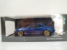 Modelo de ignição Nissan Skyline Top Secret GT-R R34 azul em escala 1/18. IG1472. Muito raro.  comprar usado Modelo de ignição Nissan Skyline Top Secret GT-R R34 azul em escala 1/18. IG1472. Muito raro.  comprar usado  Enviando para Brazil