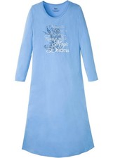 Nachthemd schlitz blau gebraucht kaufen  Deutschland