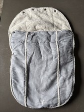 Faux suede footmuff for sale  SWINDON